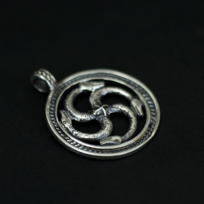 Змеевик-коловрат (серебро) 960